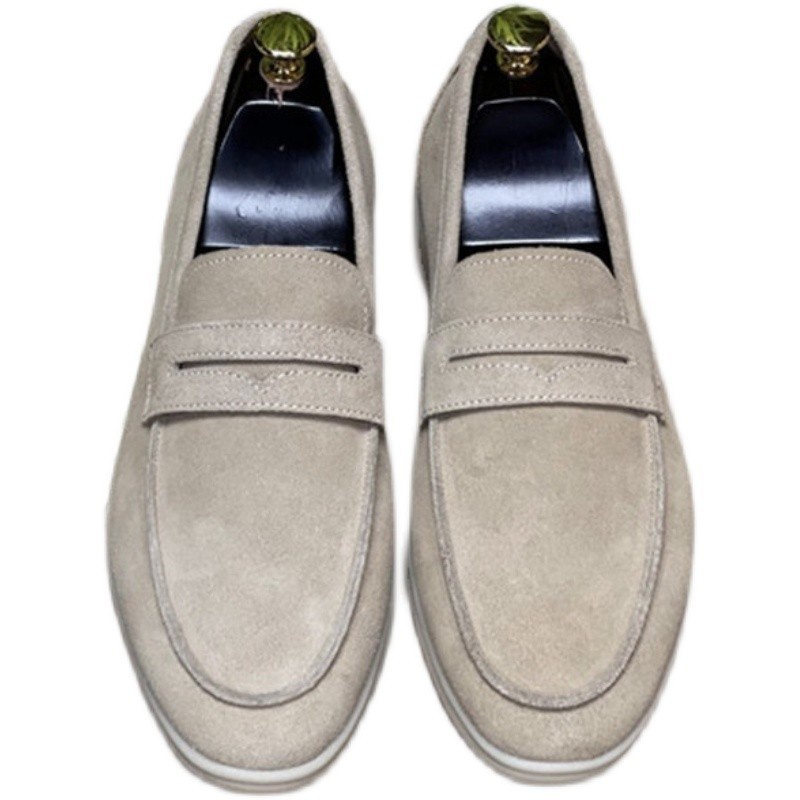 All-Match Loafers Men's Leather Men's Shoes Lazy Shoes Slip-on Shoes Men's