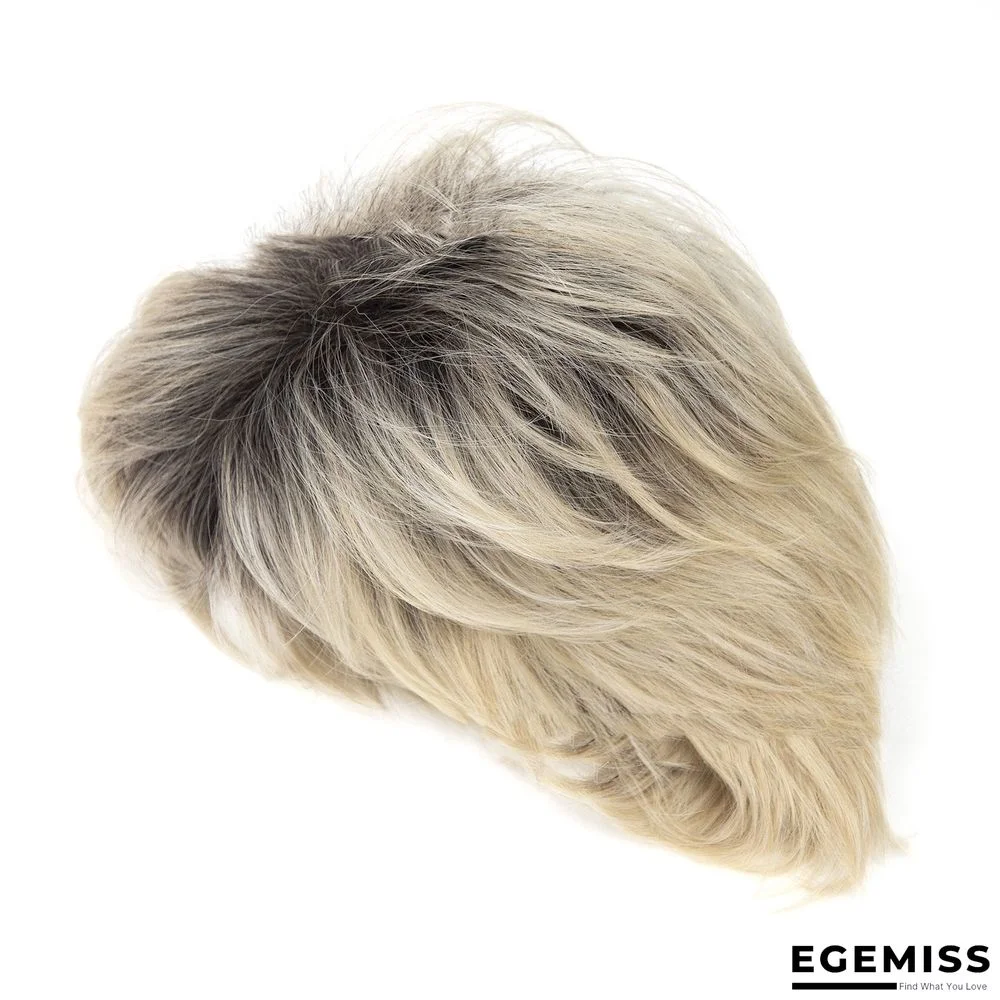 Beauty Wig Chemical Fiber Short Wig Gradient Headgear | EGEMISS