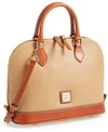 D & B Pebble Grain Zip Satchel[Buy 2 Get Freeshipping]