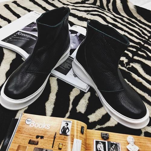 Dawfashion-Heavy- Bottom Raised Martin Boots-Yamamoto Diablo Clothing