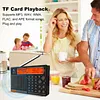 APP Control AM/FM/SW Worldband Radio 2500mAh Shortwave Longwave Radio with LCD Display Support BT TF Card Flashlight for Home Outdoor