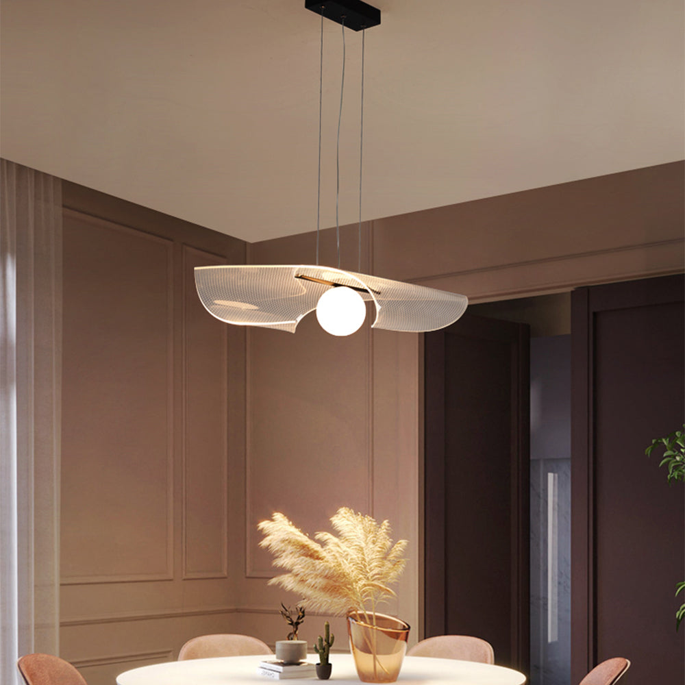 Clear Acrylic LED Pendant Light
