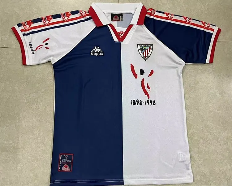 1997-1998 Athletic Bilbao Away Retro Football Shirt (1:1 Thai Quality)