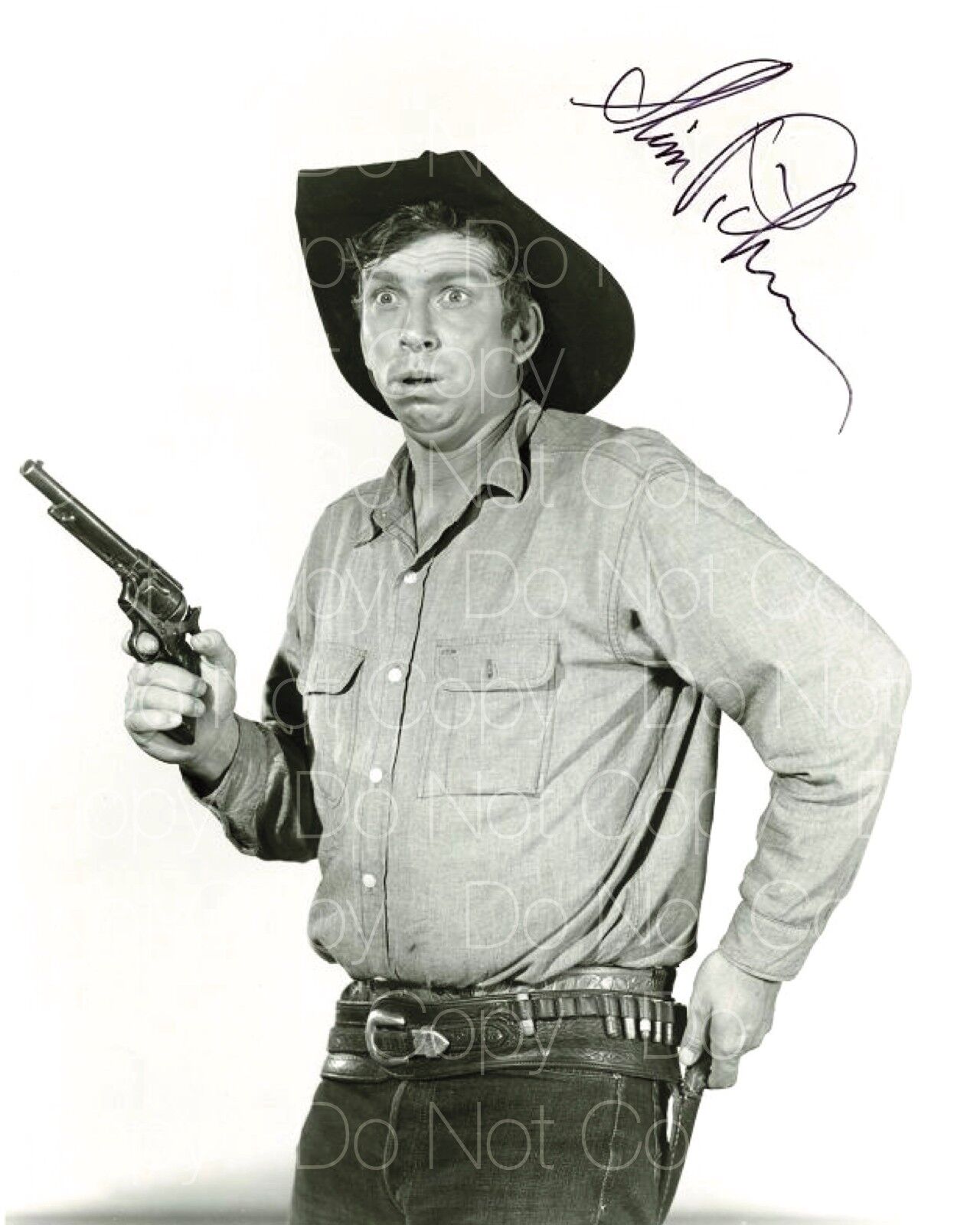 Slim Pickens signed Cowboy 8x10 Photo Poster painting picture poster autograph RP