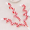 Twisted Red Green White Christmas Decor Sticks