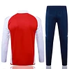 2024/2025 Arsenal Half-Pull Training Suit Red-White Football Shirt 1:1 Thai Quality