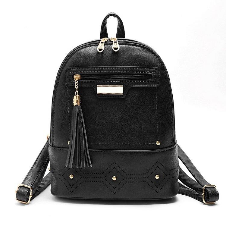 New Vintage tassel hollowed out Backpack