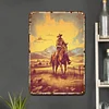 West Cowboy - Metal Tin Signs(8*12Inch/12*16Inch)