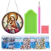 DIY Our Lady-Diamond Painting Pendant
