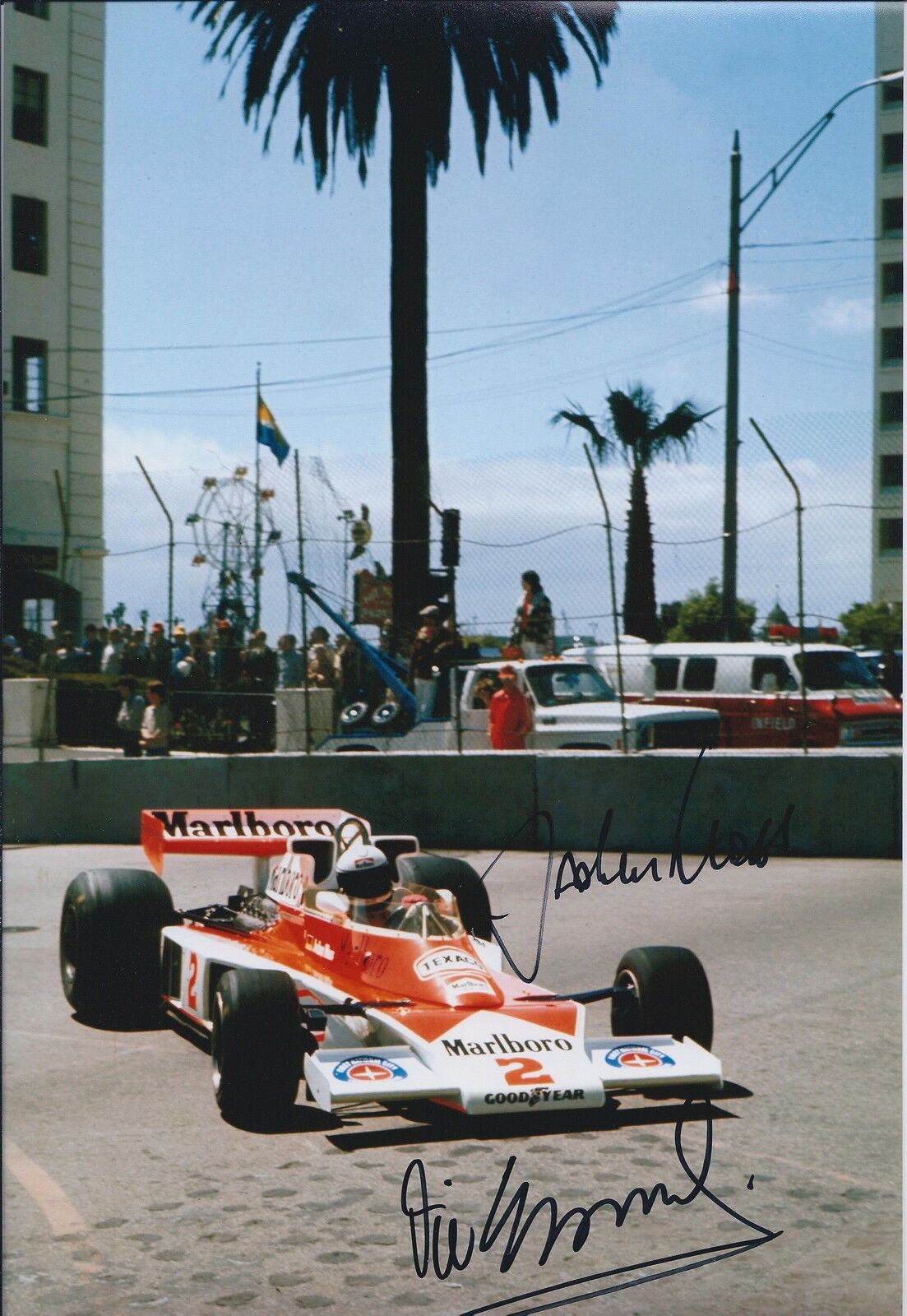 Genuine Jochen MASS SIGNED McLaren Grand Prix 12x8 Photo Poster painting Autograph AFTAL COA