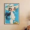 Diamond Painting-DIY Special Shaped Drill Pearl Painting Girl(30x40cm)