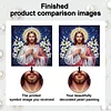 uk.everydayedeals DIY Pearl Painting With Frame - Handmade Self-Adhesive Pearls - Jesus(25*25cm)