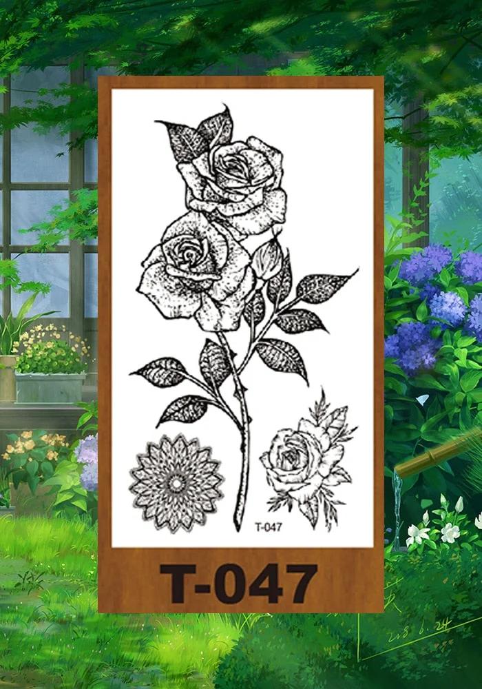 Drop Shipping Small Temporary Tattoo Stickers Solar System Animal Panda Deer Girl Kid Arm Buttock Abdomen Neck Ankles Art Tatoo