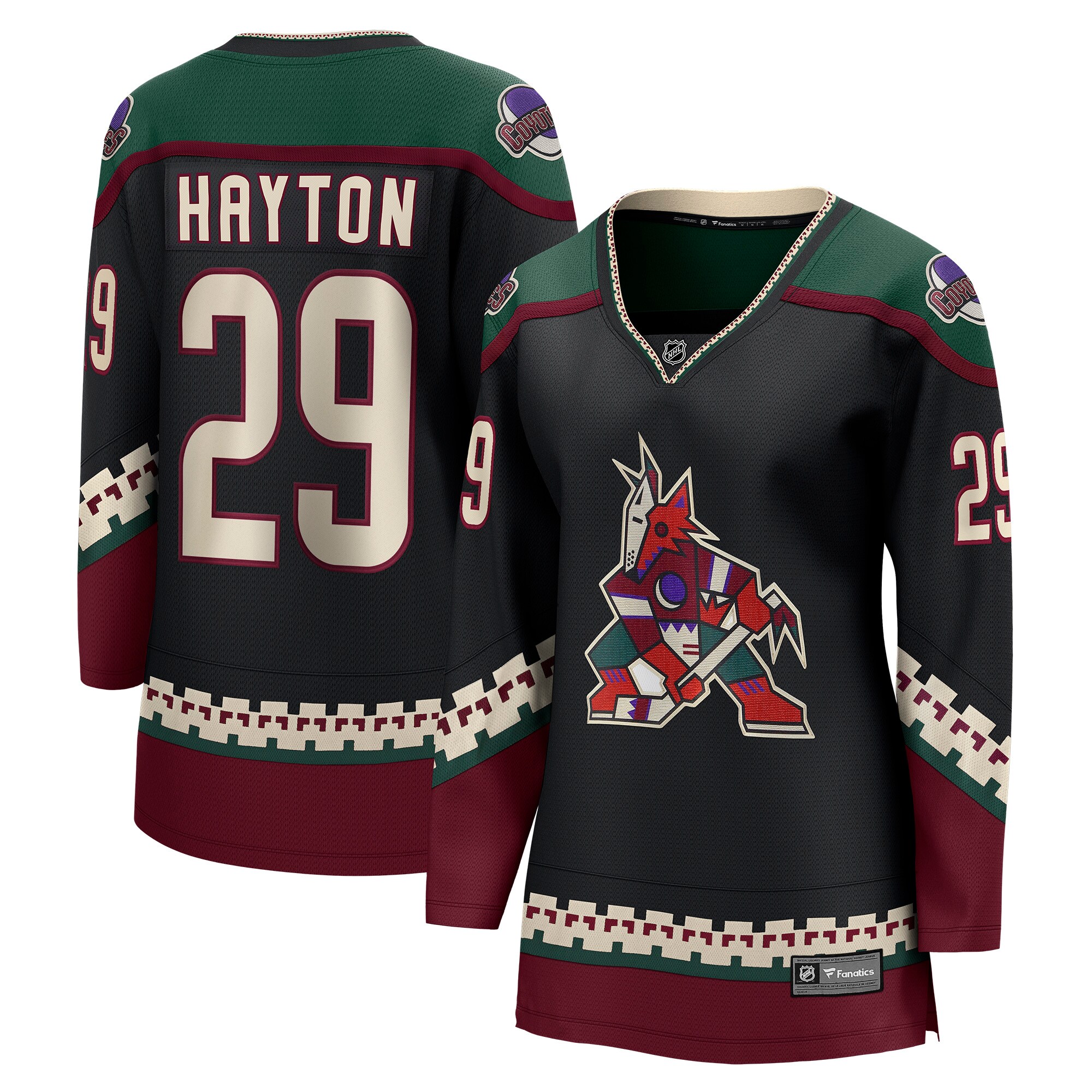 Barrett Hayton Arizona Coyotes Fanatics Women’s Home Breakaway  Jersey – Black mysite