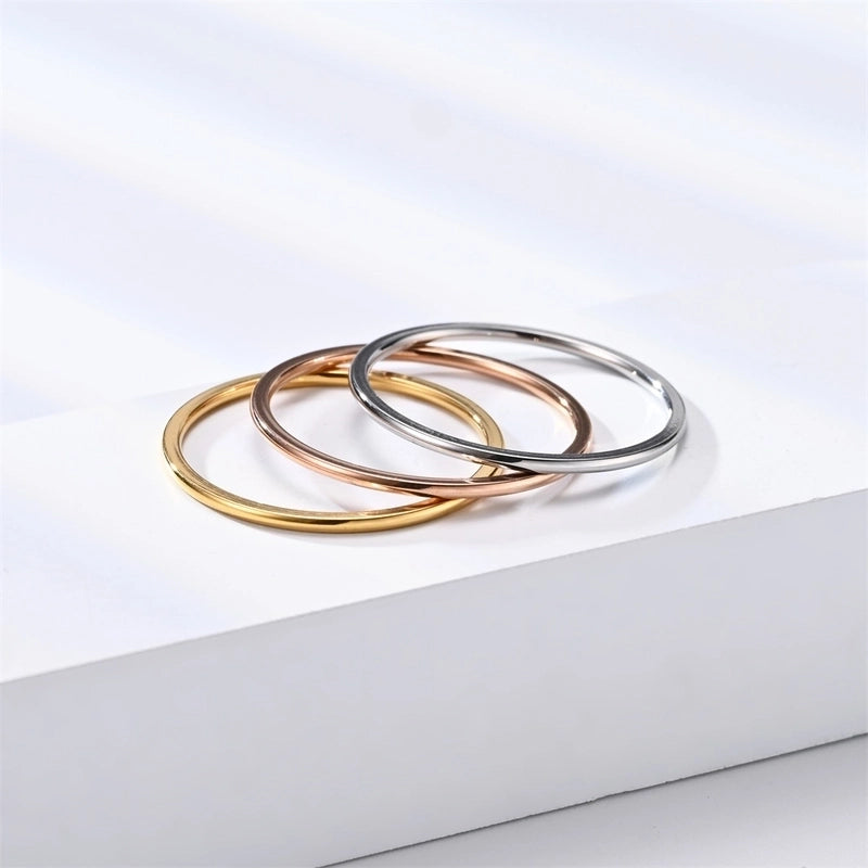 Basic Circle Stainless Steel Plating Rings
