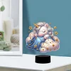 DIY Unicorn Acrylic Double Sided Diamond Painting Night Light