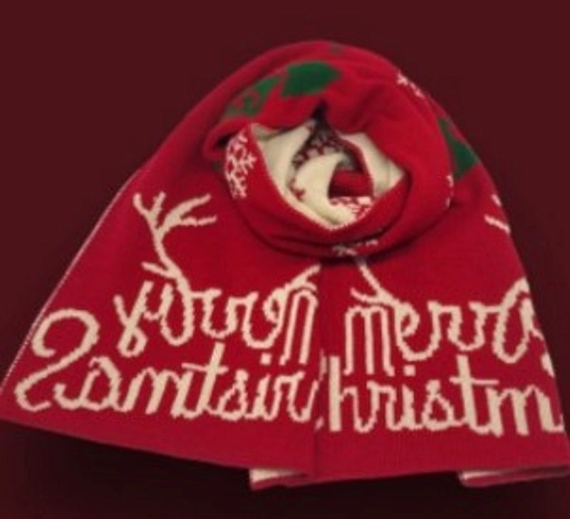 Women’s Cute Elk Imitation Cashmere Winter Scarves