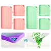 (US Only)6Pcs Diamond Art Tray Rhinestone Sorting Tray Diamond Painting Tray (Pink Green)