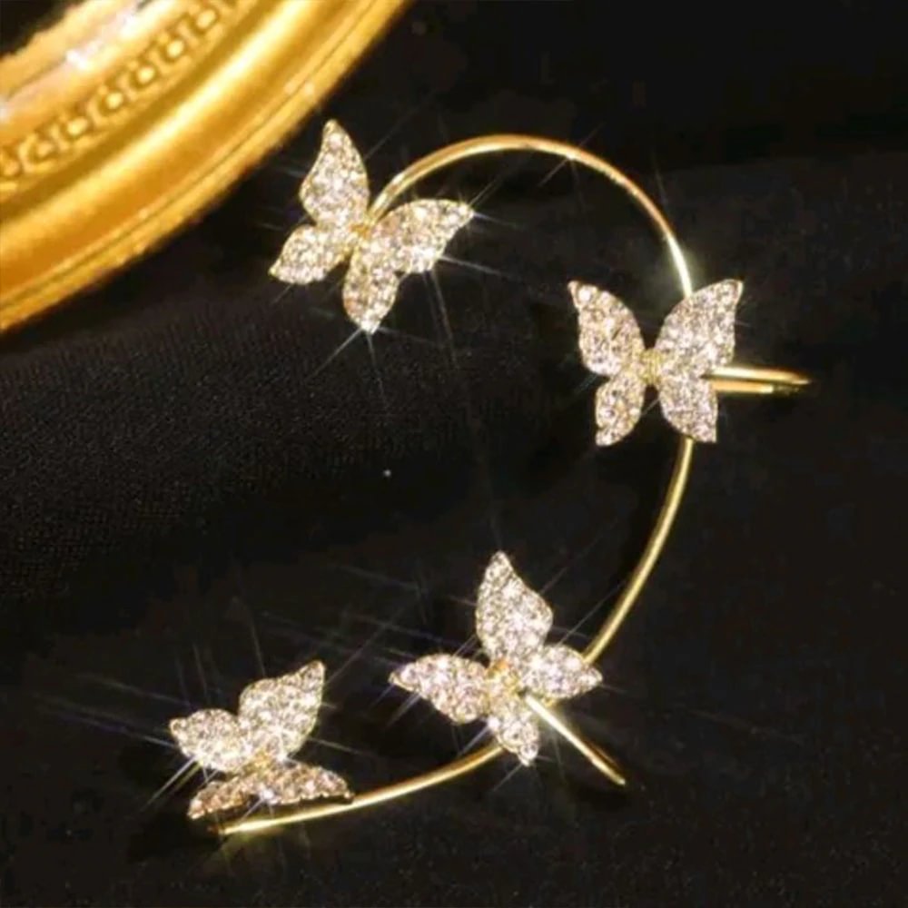 Shecustoms™ Shiny Elegant Zircon Butterfly Earrings