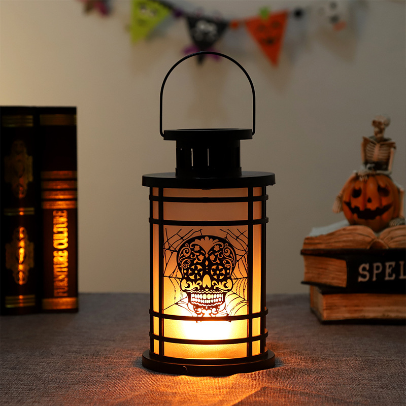 Halloween Skeleton Candle Lamp Ornament