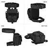 Taktisch Beintasche Milit&auml;r Beinbeutel MOLLE H&uuml;fttasche Sport Tactical Leg Bag Armee Beintaschen Wasserabweisend G&uuml;rteltasche Werkzeugtasche Tasche f&uuml;r Bein Herren Damen Motorrad Wandern Outdoor