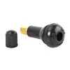 100pcs TR-413 Snap In Short Black Rubber Valve Stems TR413 Tubeless Valves