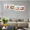 (US Only)4pcs Sewing Machine - Diamond Painting - Partial Special Shaped Drill (Canvas|30*30cm)