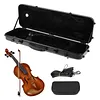 [US Local Warehouse] Carbon Composite Oblong Violin Case for 4/4 Size Shoulder Straps for Outdoor Use