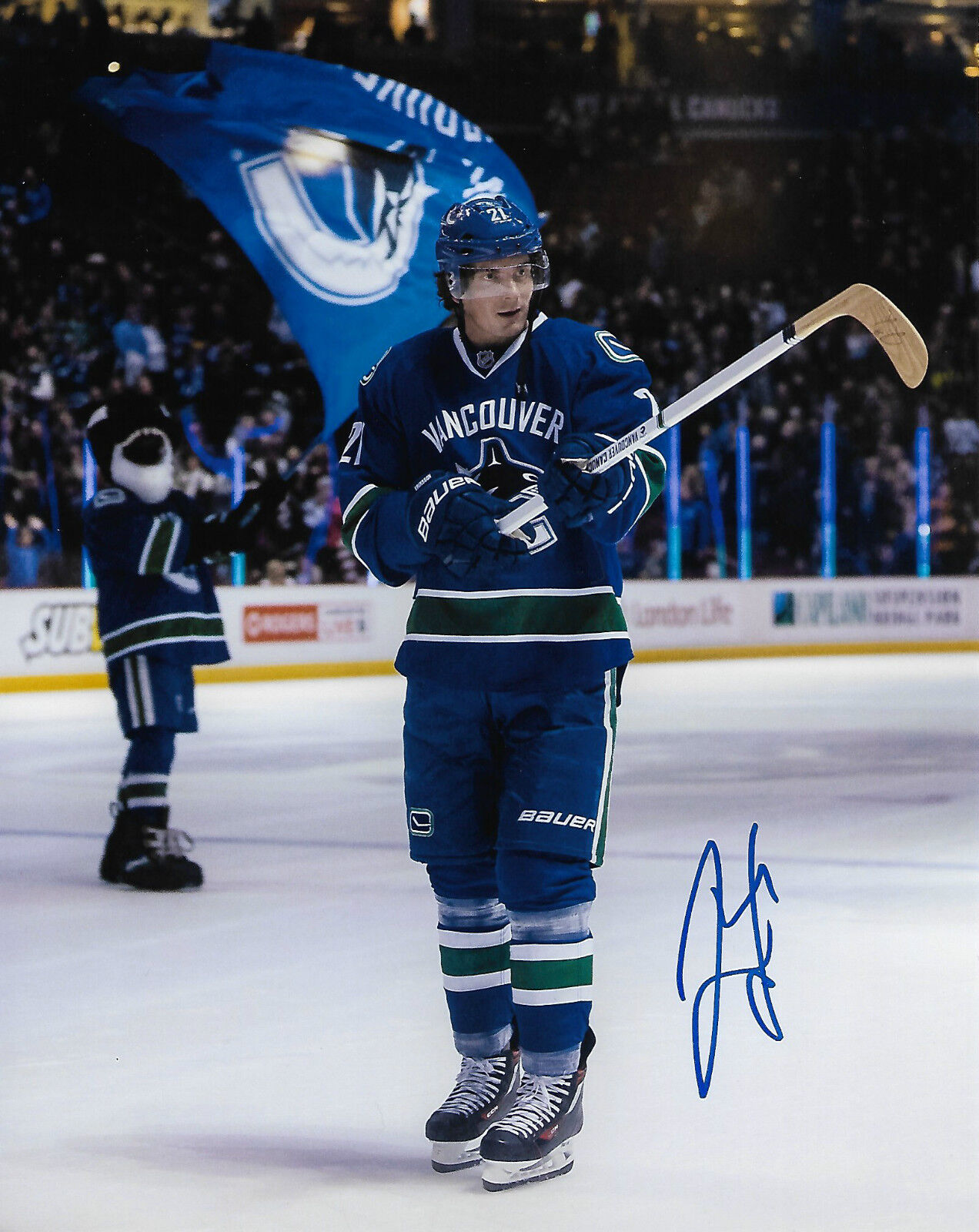 Vancouver Canucks Loui Eriksson Signed Autographed 8x10 Photo Poster painting COA