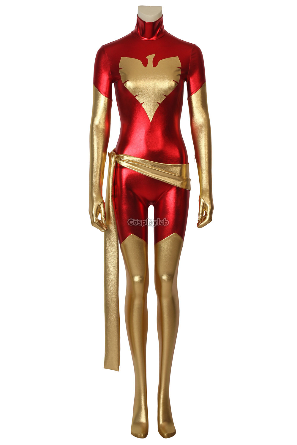 Jean Grey Red Jumpsuit Cosplay Costume
