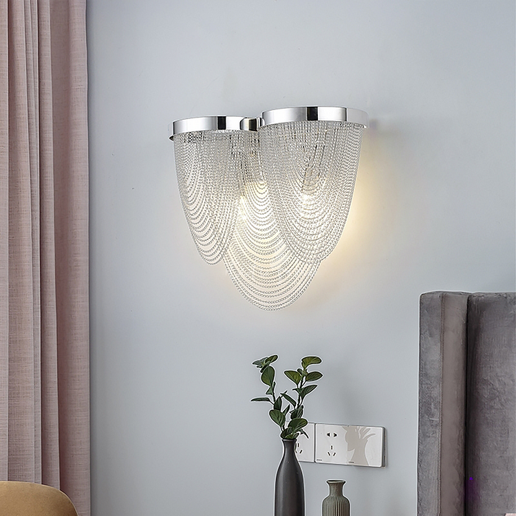Rain Pello Chain Wall Sconce Vjlight