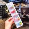 5PCS Colorful Drift Shimmers Transparent Barrettes Set for Kids