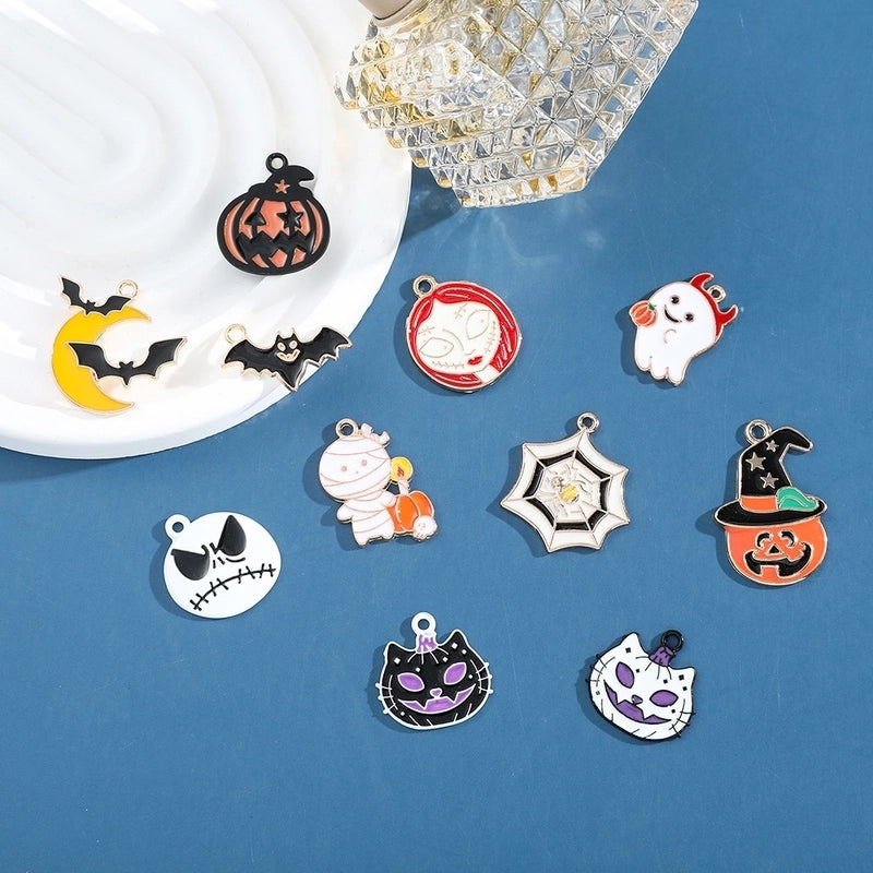1 Piece Alloy Halloween Pattern Pendant