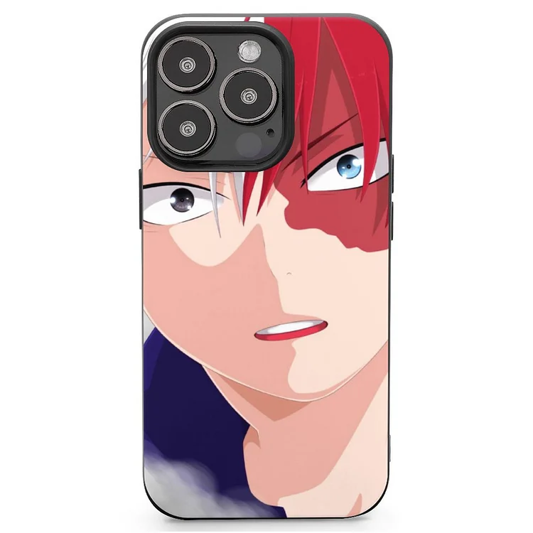 Shoto Todoroki Anime My Hero Academia Phone Case(26) Mobile Phone Shell IPhone 13 and iPhone14 Pro Max and IPhone 15 Plus Case - Heather Prints Shirts