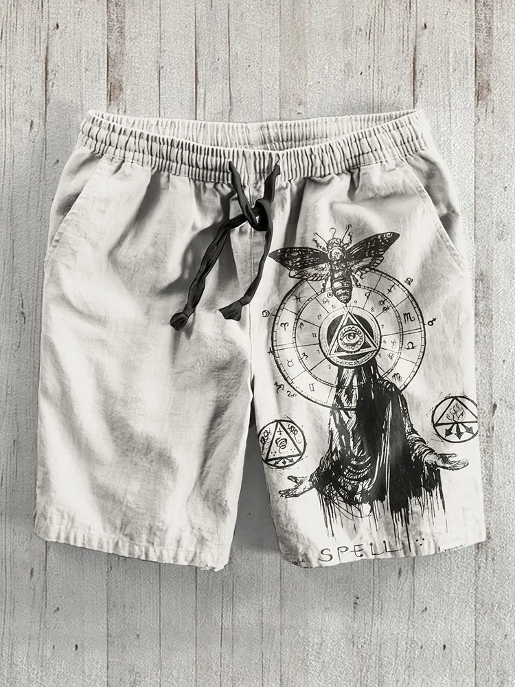 Men's Viking Nordic Totem Vintage Shorts / Rvogue / Rvogue