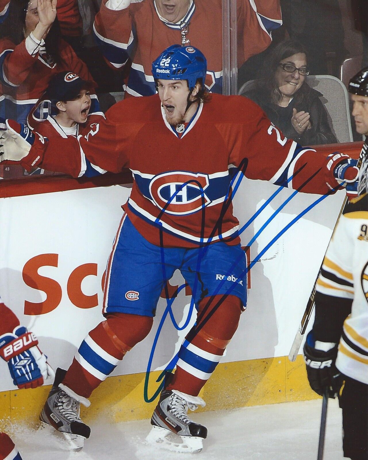 Dale Weise Signed 8x10 Photo Poster painting Montreal Canadiens Autographed COA