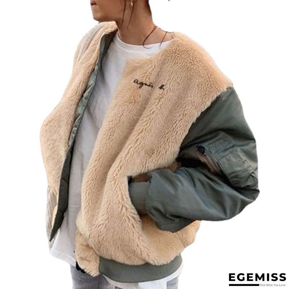 Autumn And Winter Stitched Sweater Cotton Coat Women's Coat | EGEMISS