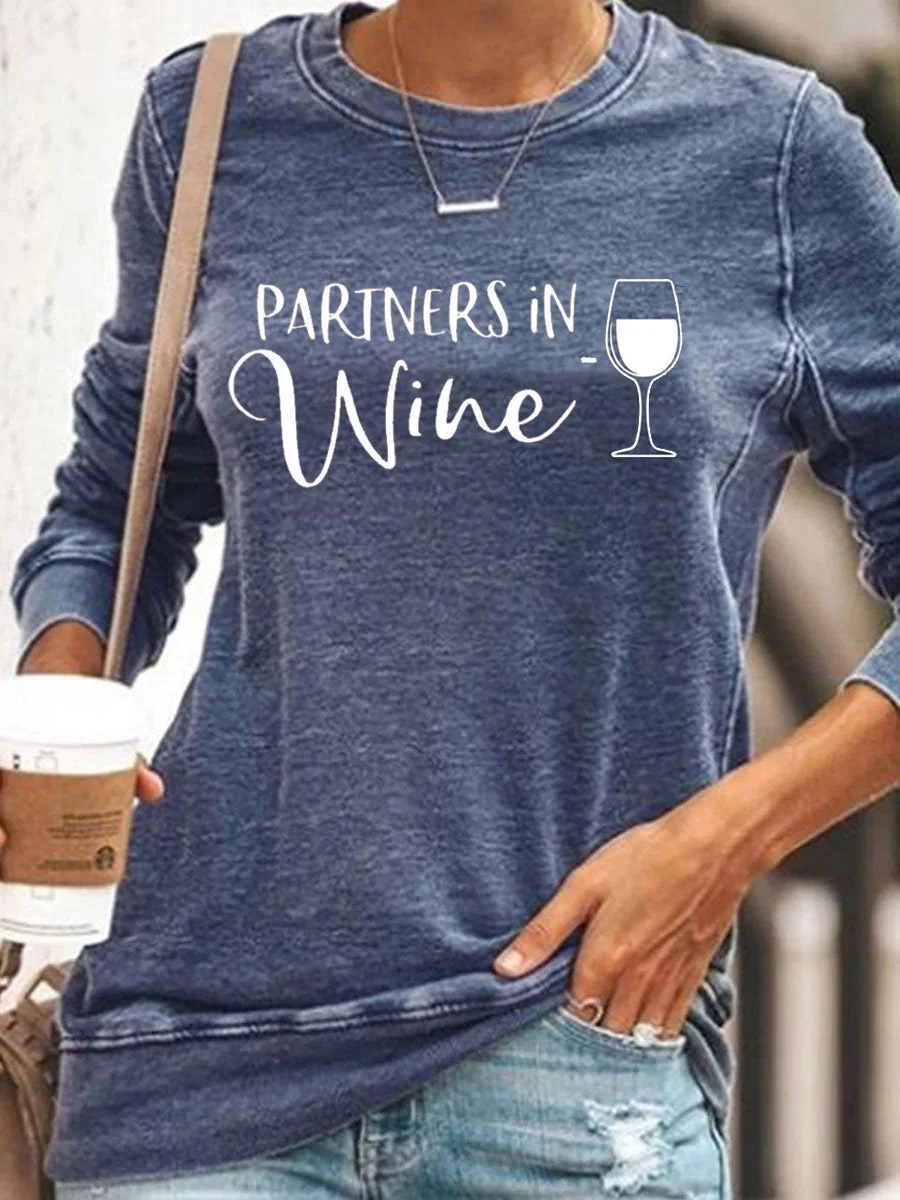 PARTNERS IN WINE Sweatshirt