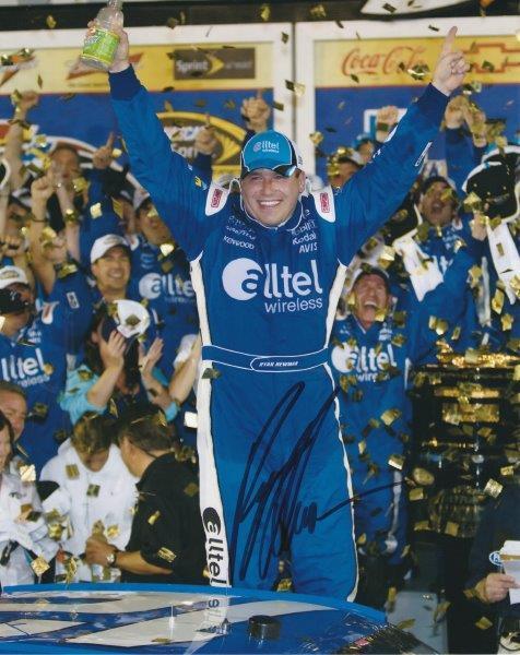 RYAN NEWMAN Signed NASCAR 8 x 10 Photo Poster painting Autographed