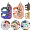 Cross-Stitch Tools Retro Adjustable Thimble Non-Slip Hand Sewing Thimble Ring