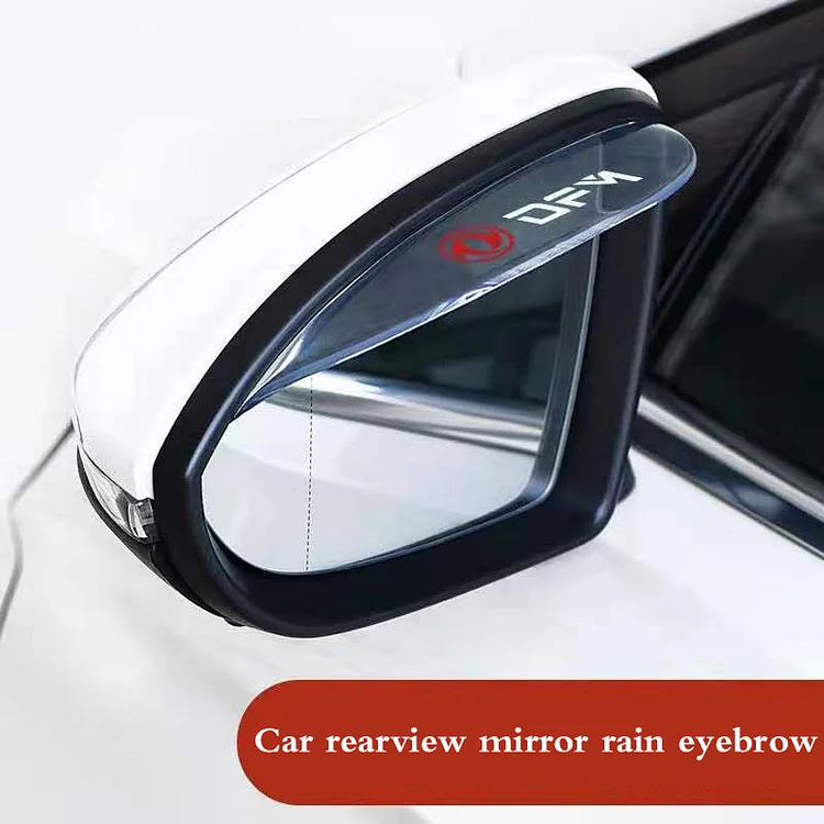 Pluie Sourcil pour Rétroviseur pour K-IA Rio 2017 Car Rearview Mirror Rain  Eyebrow Shield Snow Guard Rainproof Blades (Lames imperméables à la Pluie)