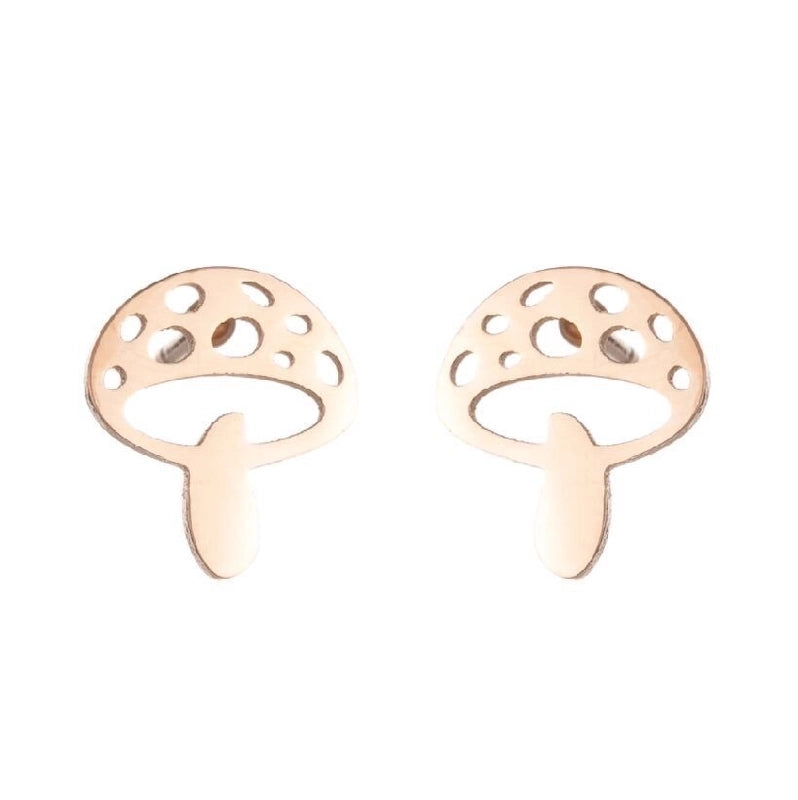 1 Pair Minimalist Fruit Stainless Steel Ear Studs