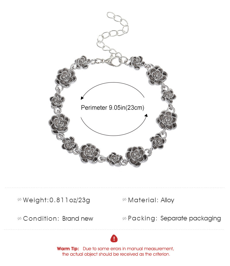 Vintage Aged Rose Bracelet