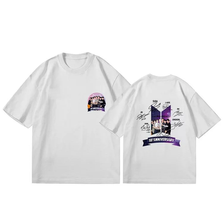 BTS Festa 10th Anniversary Festa Support T-shirt