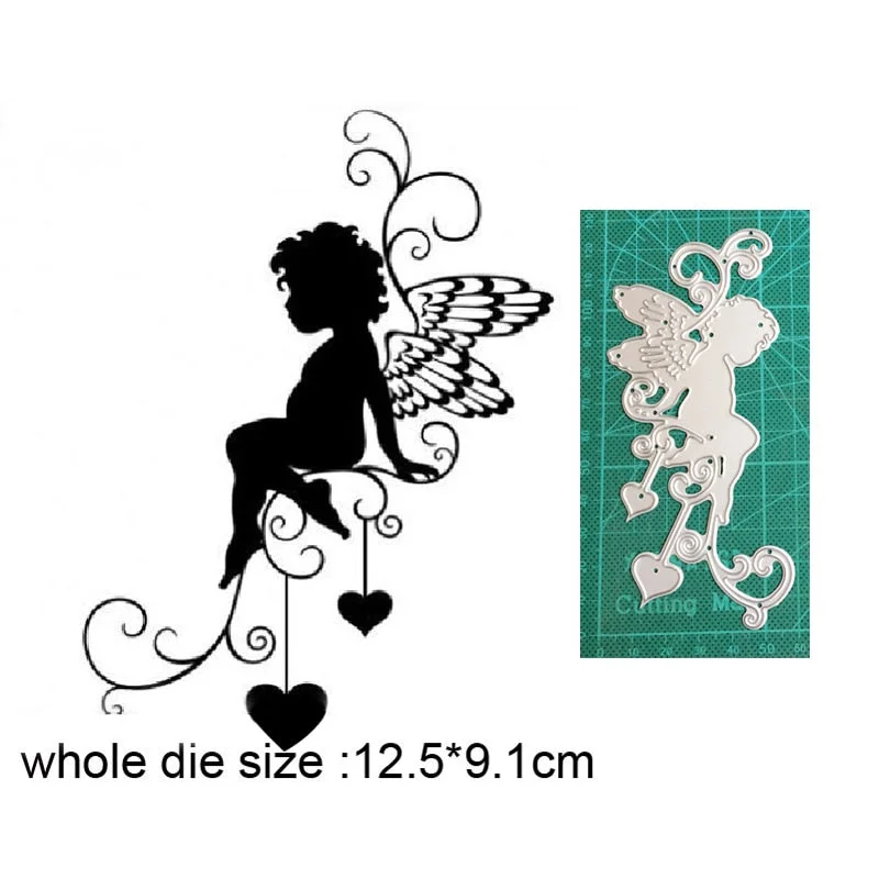 Craft Dies Metal Cutting Dies Cut Die Christmas Elves Angel Scrapbooking Dies Craft Paper Knife Mould Blade Punch Steencils Dies