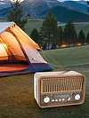 Portable FM AM SW Radio Multi-band Vintage Radios Wireless Bluetooth Speaker wit