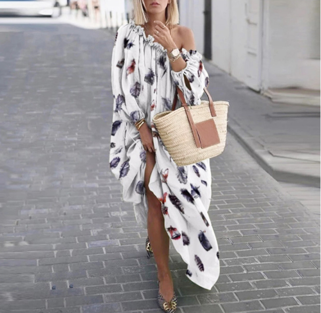 Casual Printed Maxi Dress