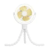 Night Light Octopus Fan Mini Portable Outdoor Baby Stroller Silent Usb Ceiling Fan Suitable For Baby Strollers, Car Seats, Outdoor, Camping