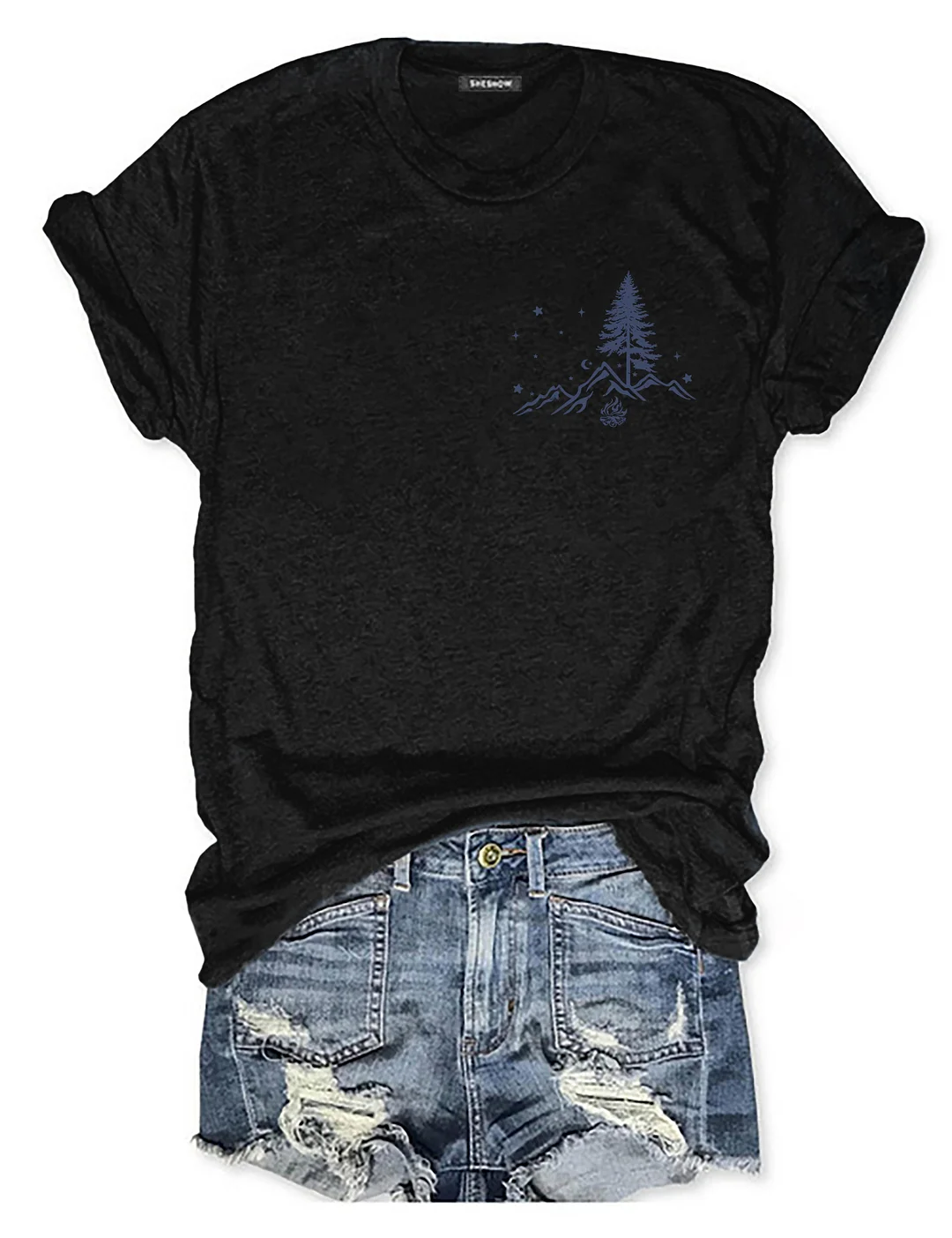No City Lights Just Campfire Nights T-shirt