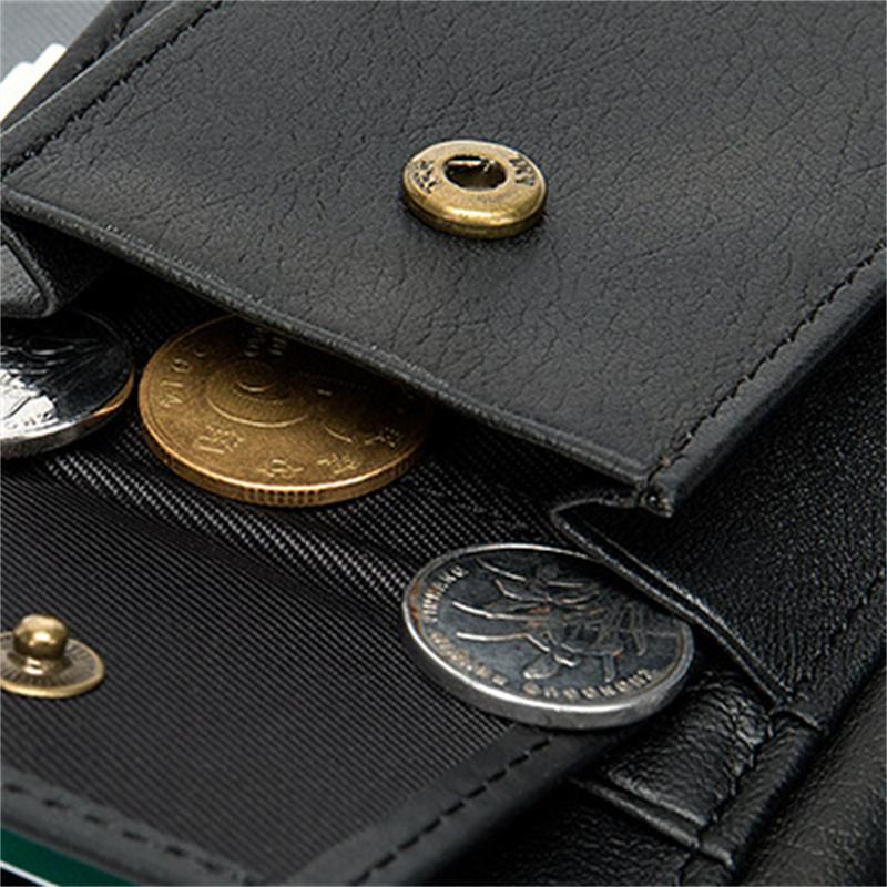 Fashion Antimagnetic Wallet Leather Multifunctional Coin Purse